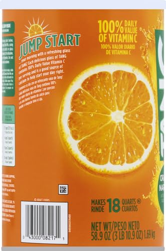 Tang Jumbo Orange Naturally Flavored Powdered Drink Mix