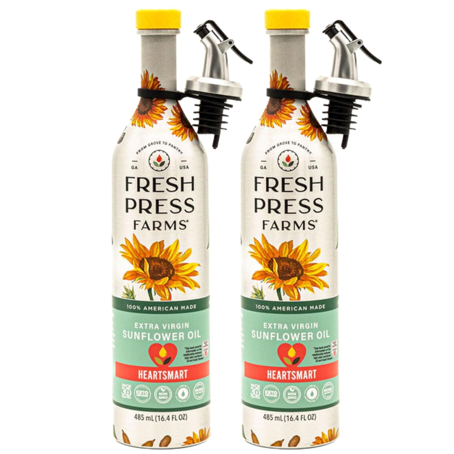Fresh Press Farms Cold Pressed Extra Virgin Sunflower Oil