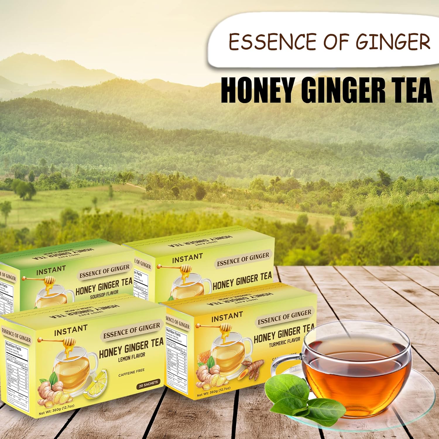 Essence Of Ginger Natural Honey Ginger Tea